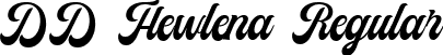 DD Hewlena Regular font | hewlena.ttf