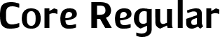 Core Regular font | core.ttf