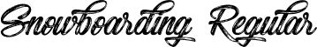 Snowboarding Regular font | snowboarding.ttf