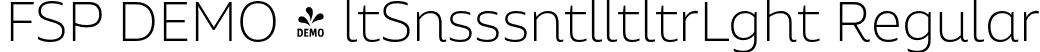 FSP DEMO - ltSnsssntlltltrLght Regular font | Fontspring-DEMO-aaltosansessentialalt-ultralight.otf