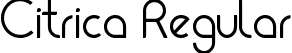 Citrica Regular font | citrica-regular.ttf