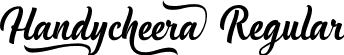 Handycheera Regular font | handycheera-regular.otf