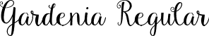 Gardenia Regular font | gardenia.ttf