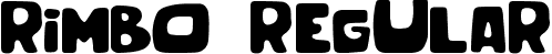 Rimbo Regular font | rimbo-regular.ttf