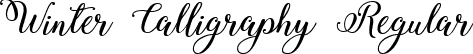 Winter Calligraphy Regular font | winter-calligraphy.ttf