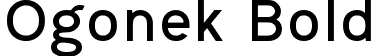 Ogonek Bold font | ogonek-bold.ttf