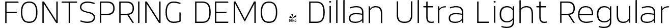 FONTSPRING DEMO - Dillan Ultra Light Regular font | Fontspring-DEMO-dillan-ultralight.otf