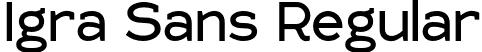 Igra Sans Regular font | igrasans.otf