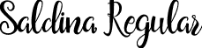 Saldina Regular font | Saldina.ttf