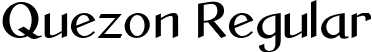 Quezon Regular font | quezon.ttf