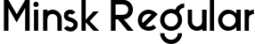 Minsk Regular font | minsk-regular.otf