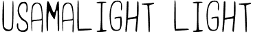 UsamaLight Light font | usamalight.otf