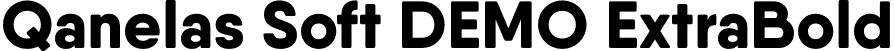 Qanelas Soft DEMO ExtraBold font | qanelassoftdemo-extrabold.otf