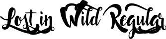 Lost in Wild Regular font | Lost in Wild.otf