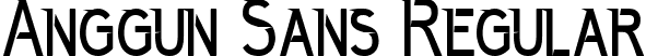 Anggun Sans Regular font | Anggun Sans.ttf