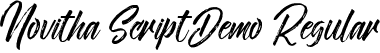 Novitha ScriptDemo Regular font | Novitha Script-Demo.ttf