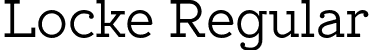 Locke Regular font | CDType - Locke Regular.otf