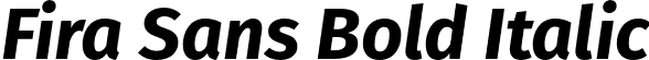 Fira Sans Bold Italic font | FiraSans-BoldItalic.otf