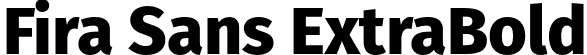 Fira Sans ExtraBold font | FiraSans-ExtraBold.otf