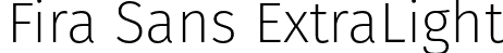 Fira Sans ExtraLight font | FiraSans-ExtraLight.otf