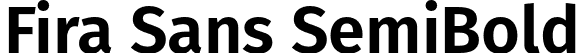 Fira Sans SemiBold font | FiraSans-SemiBold.otf