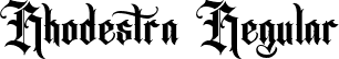 Rhodestra Regular font | Rhodestra.ttf