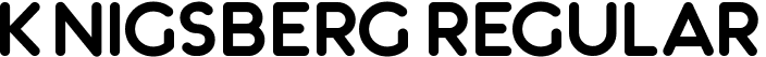 K¹nigsberg Regular font | k--nigsberg-demo.otf