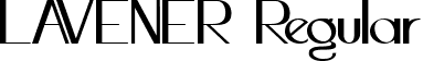 LAVENER Regular font | LAVENER.ttf