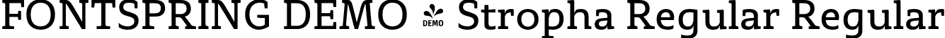 FONTSPRING DEMO - Stropha Regular Regular font | Fontspring-DEMO-stropha-regular.otf