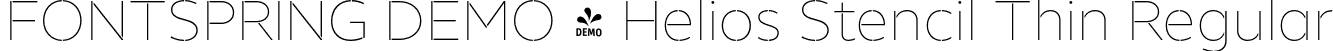 FONTSPRING DEMO - Helios Stencil Thin Regular font | Fontspring-DEMO-heliosstencil-thin.otf