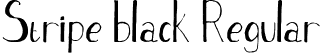 Stripe black Regular font | Stripe black.ttf