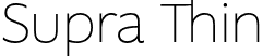 Supra Thin font | Supra-Thin.otf