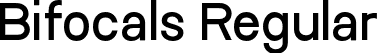 Bifocals Regular font | bifocals.otf