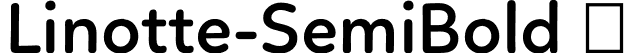 Linotte-SemiBold  font | Linotte Semi Bold.otf