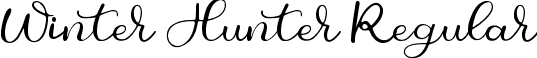 Winter Hunter Regular font | Winter Hunter - OTF.otf