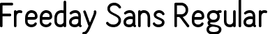 Freeday Sans Regular font | freedaysans-regular.ttf