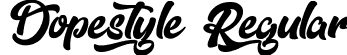 Dopestyle Regular font | dopestyle.ttf