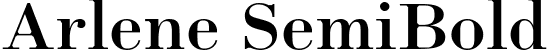 Arlene SemiBold font | arlene-semibold.ttf