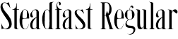 Steadfast Regular font | Steadfast-Reg.otf