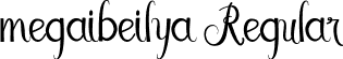 megaibeilya Regular font | megaibeilya.ttf