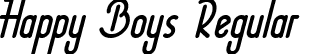 Happy Boys Regular font | happyboys-regular.ttf