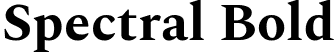 Spectral Bold font | spectral-bold.ttf