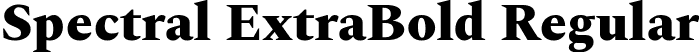 Spectral ExtraBold Regular font | spectral-extrabold.ttf
