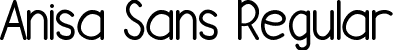 Anisa Sans Regular font | anisa-sans.ttf