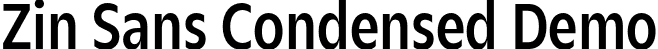 Zin Sans Condensed Demo font | carnokytype-zin-sans-condensed-demo.otf