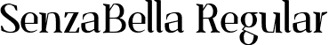 SenzaBella Regular font | senzabella-regular.otf