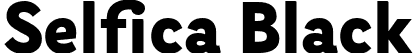 Selfica Black font | nootype-selfica-black.otf