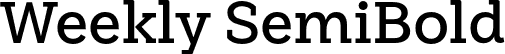 Weekly SemiBold font | los-andes-weekly-semibold.otf