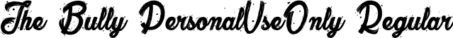 The Bully_PersonalUseOnly Regular font | the-bully-personaluseonly.ttf