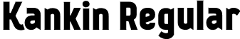 Kankin Regular font | kankinregular.otf